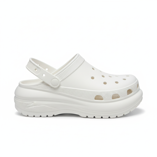 Crocsay High Heel Comfort White