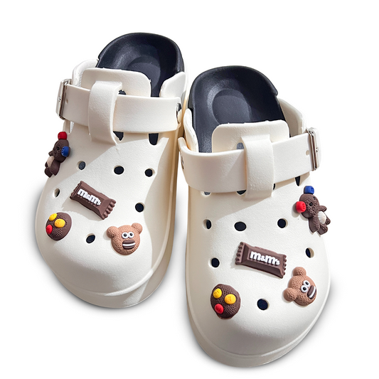 Choco teddy charm White