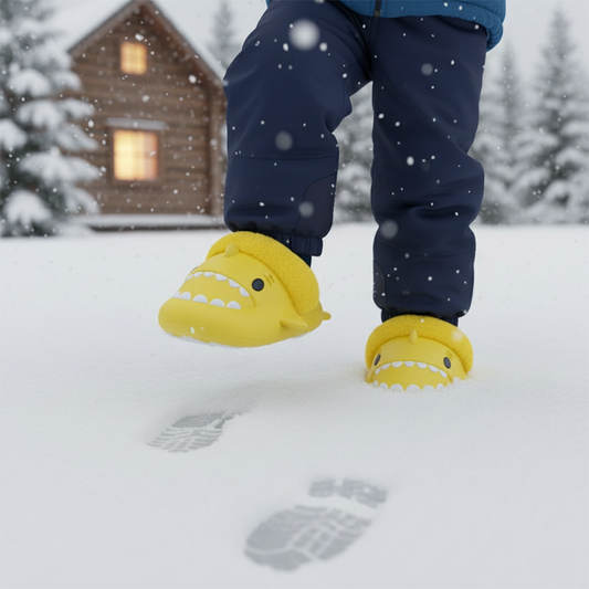 Crocsay Furry Feet Yellow