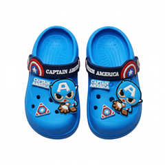Captain America clog Blue