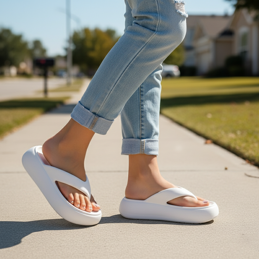 Crocsay Flip Flop White