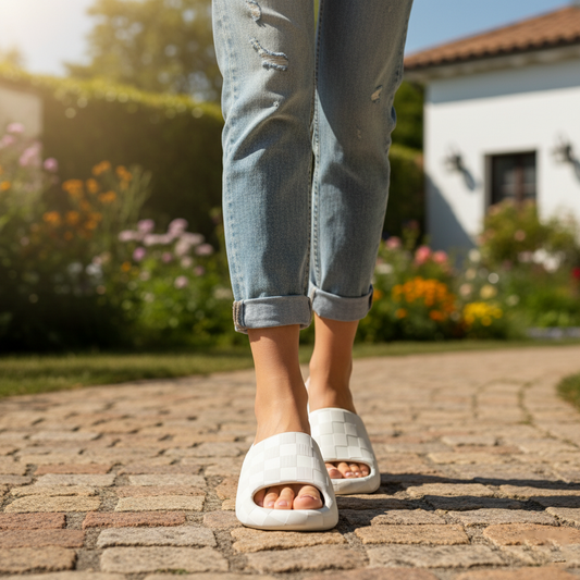 Crocsay Comfy Toe White