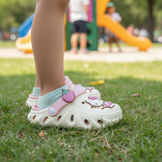 Crocsay HappyFeet Pink