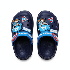 Captain America clog Blue