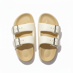 Crocsay Buckle Sliper Beige