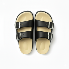 Crocsay Buckle Sliper Beige