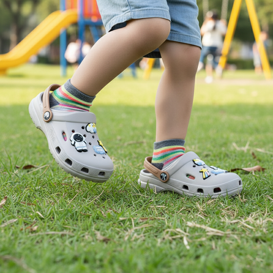 Crocsay PoppyToes Gray